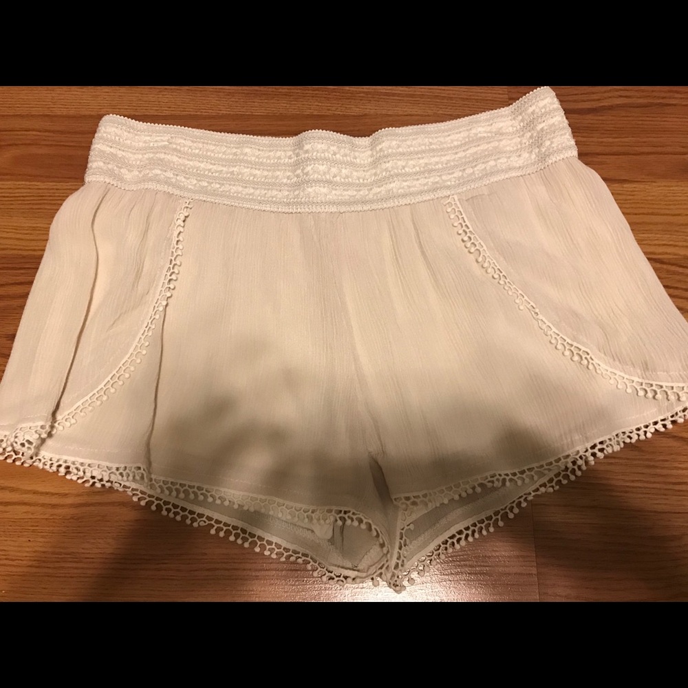 Linen style shorts